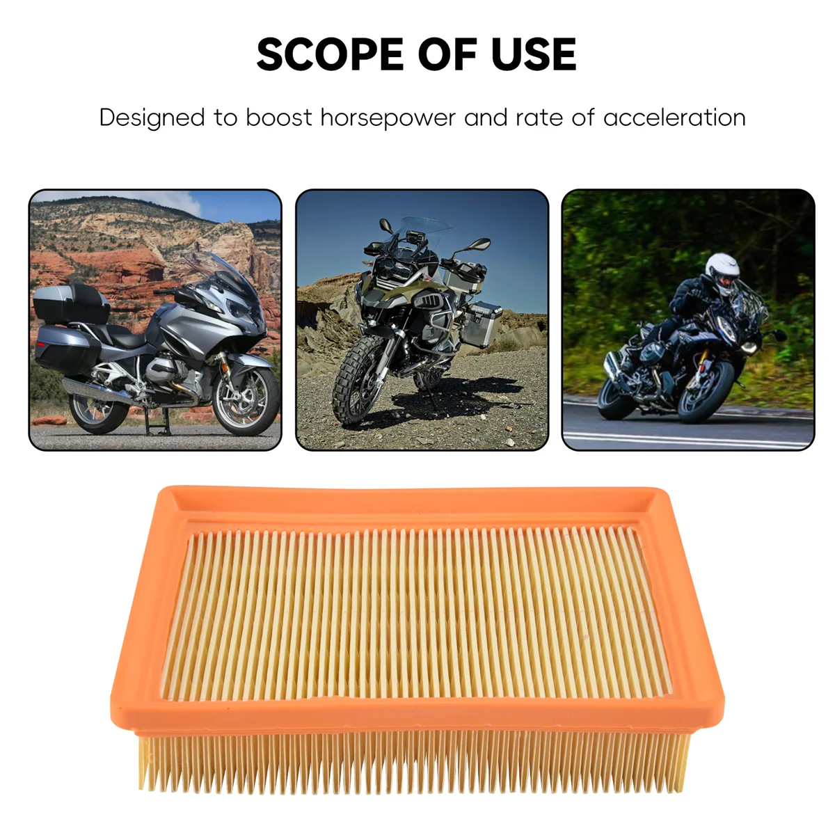 دراجة نارية الهواء منظف المرشّح ل-BMW R1200GS Adventure R1200R R1200RS R1200RT R1250GS R1250RT