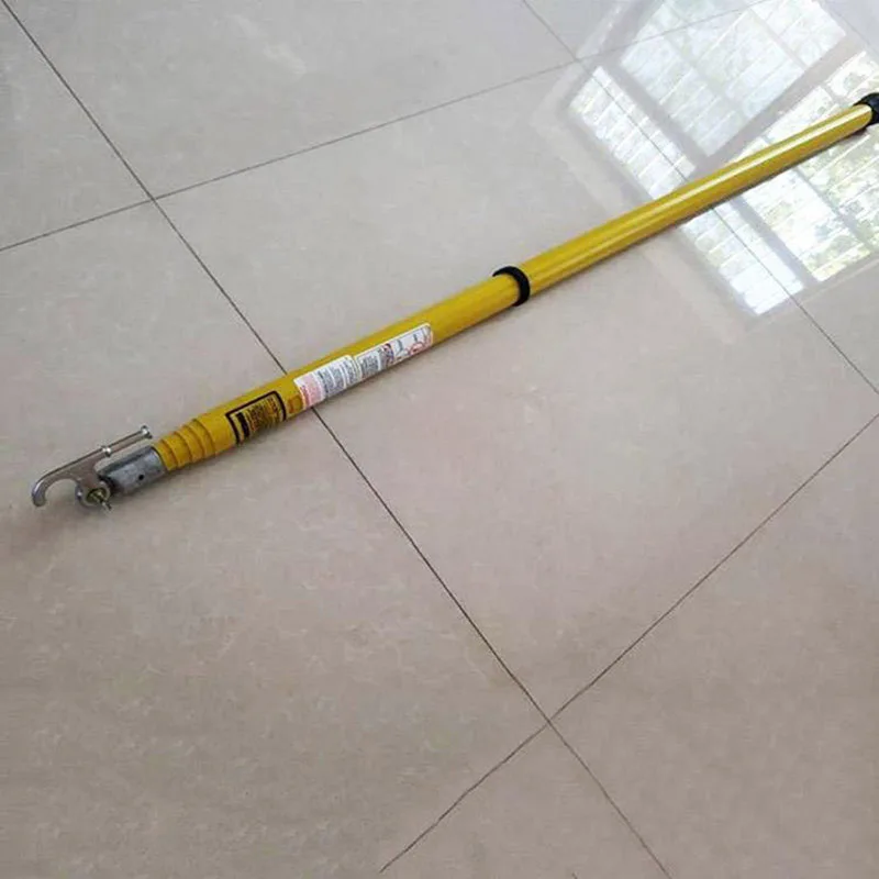 Portable operating rod Electric construction FRP rod Multi-section sleeve insulated measuring rod