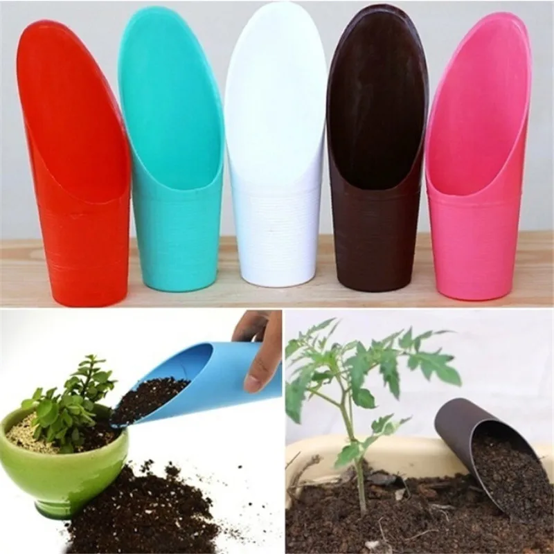 

Soil Plastic Spade Shovel Cup Succulent DIY Bonsai Plant Helper Garden Tool Shovel For Digging Soil Equipamento De Sobrevivência