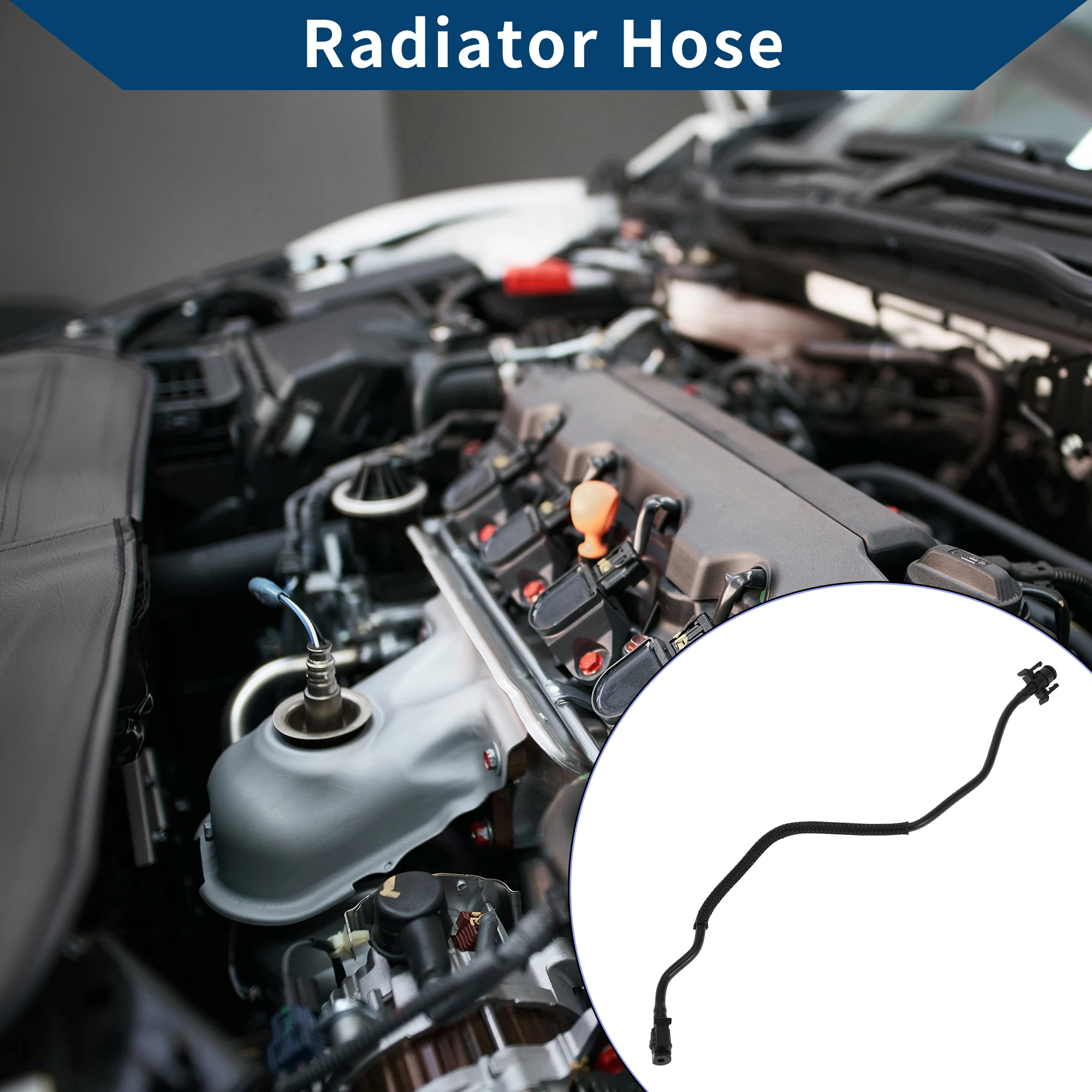 

UXCELL No 31274900 Шланг радиатора для VOLVO XC70 Mk2 2007-2016, водопроводная труба охлаждающей жидкости двигателя, хорошая герметизация, пластик, 1 шт., черный