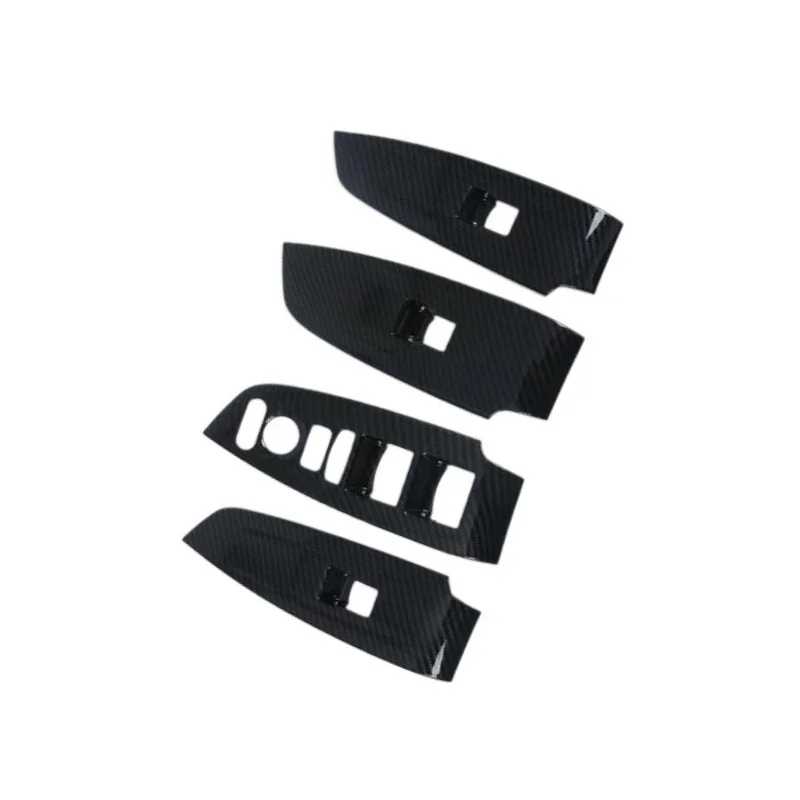 

Zza For Car Interior Window Switch Accord Panel Cover Trim2018 2019 2020 2021 Left Hand Drive Carbon Fiber Decoration Parts