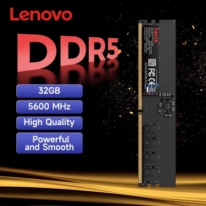 

Новая оперативная память DDR5 32 ГБ 5600 МГц для настольных ПК, DIMM, 1.2 В, для игр, офисной работы, видеомонтажа и многозадачности