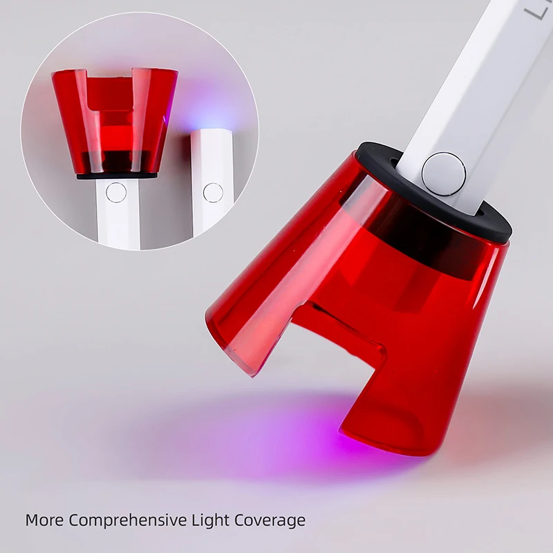 1 stücke Nagel Schönheit Salon Geräte Gummi Licht-blocking Schallwand Für Gerade-förmigen Nagel UV Lampe Schutzbrille anti-blau-licht