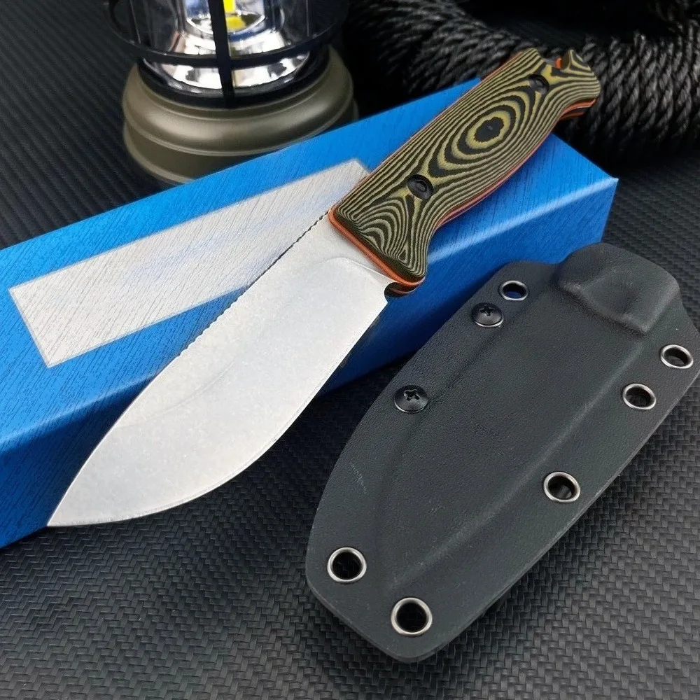 

New 15006/ 15002 Tactical Fixed Blade Knife with Sheath Outdoor Camping Survival Knife Sharp Rescue Cutting Knife 8Cr13Mov Blade