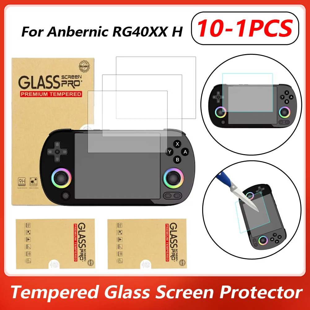 HD Screen Protector Film Anti-Scrach Screen Tempered Film Anti-Fingerprint Tempered Glass Protective Film for Anbernic RG40XX H