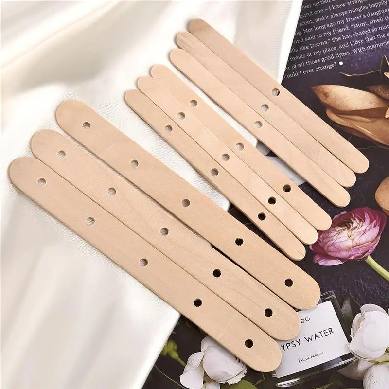 5-30pcs Wooden Wax Core Holder Soy Wax for Candles Aromatherapy Candle Making Tool Candle Making Supplies Wick Centering Device