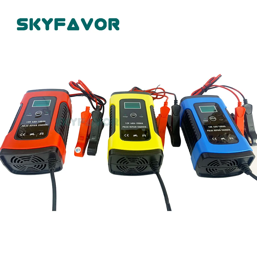 딥 사이클 젤 AGM 암 자동 펄스 수리 배터리 충전기, 12 V 5A 납산 배터리 충전기, 공장 가격