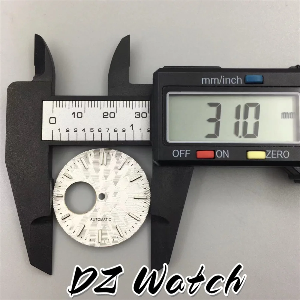 DZ 29mm/31mm Watch Dial Diving Texture Watch Faces Modification Watch Accessories Black silver Green Luminous Fit NH38 Movement