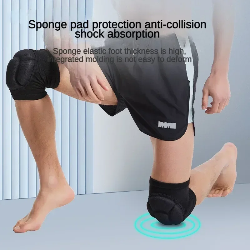 2 stks Sport Verdikking Kniebeschermers Volleybal Extreme Sport Kneepad Brace Ondersteuning Dansen Anti Botsing Elastische Kniebeschermer