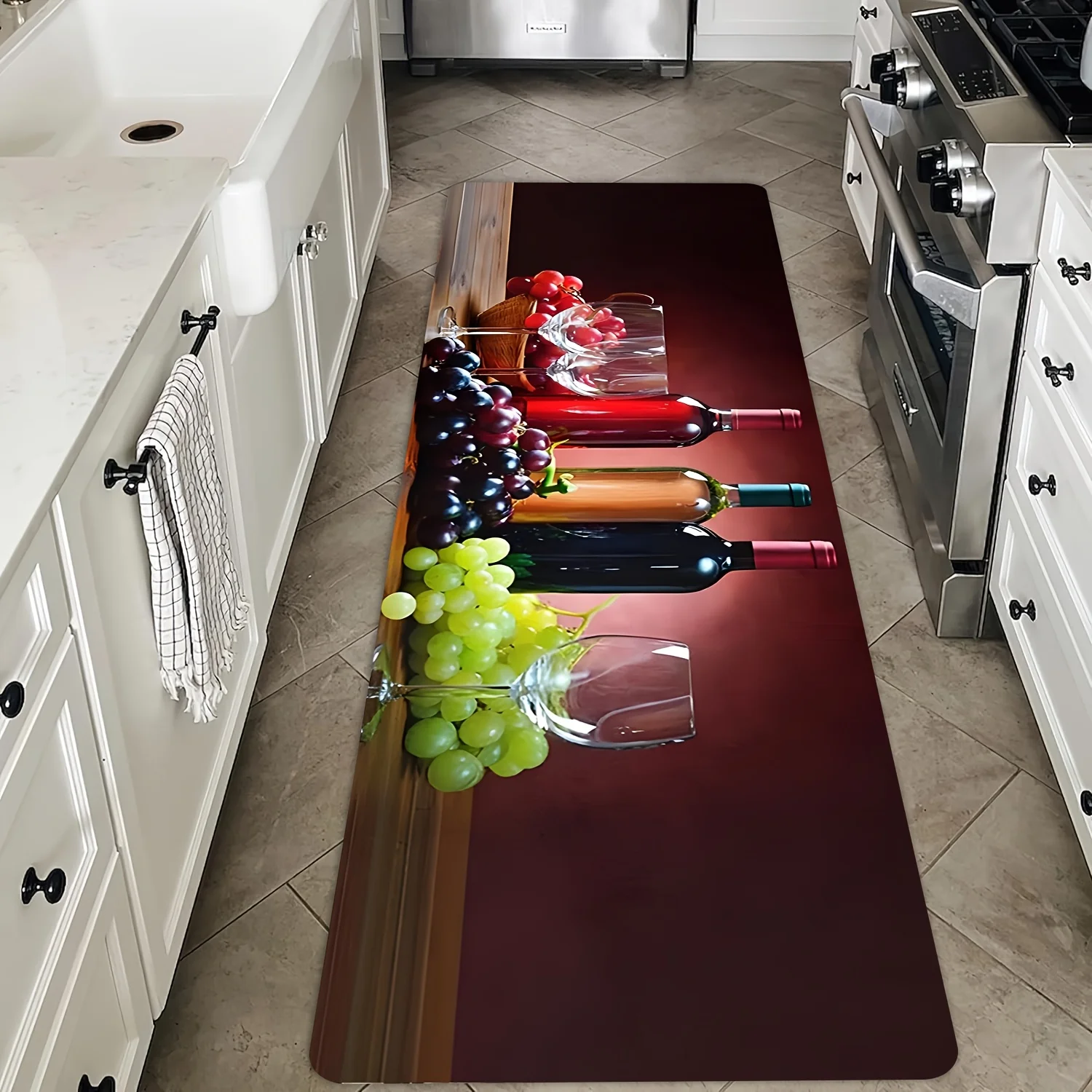 Wine Grape Print Long Runner R - đánh giá và giá Commercial Printing Supplies Usa