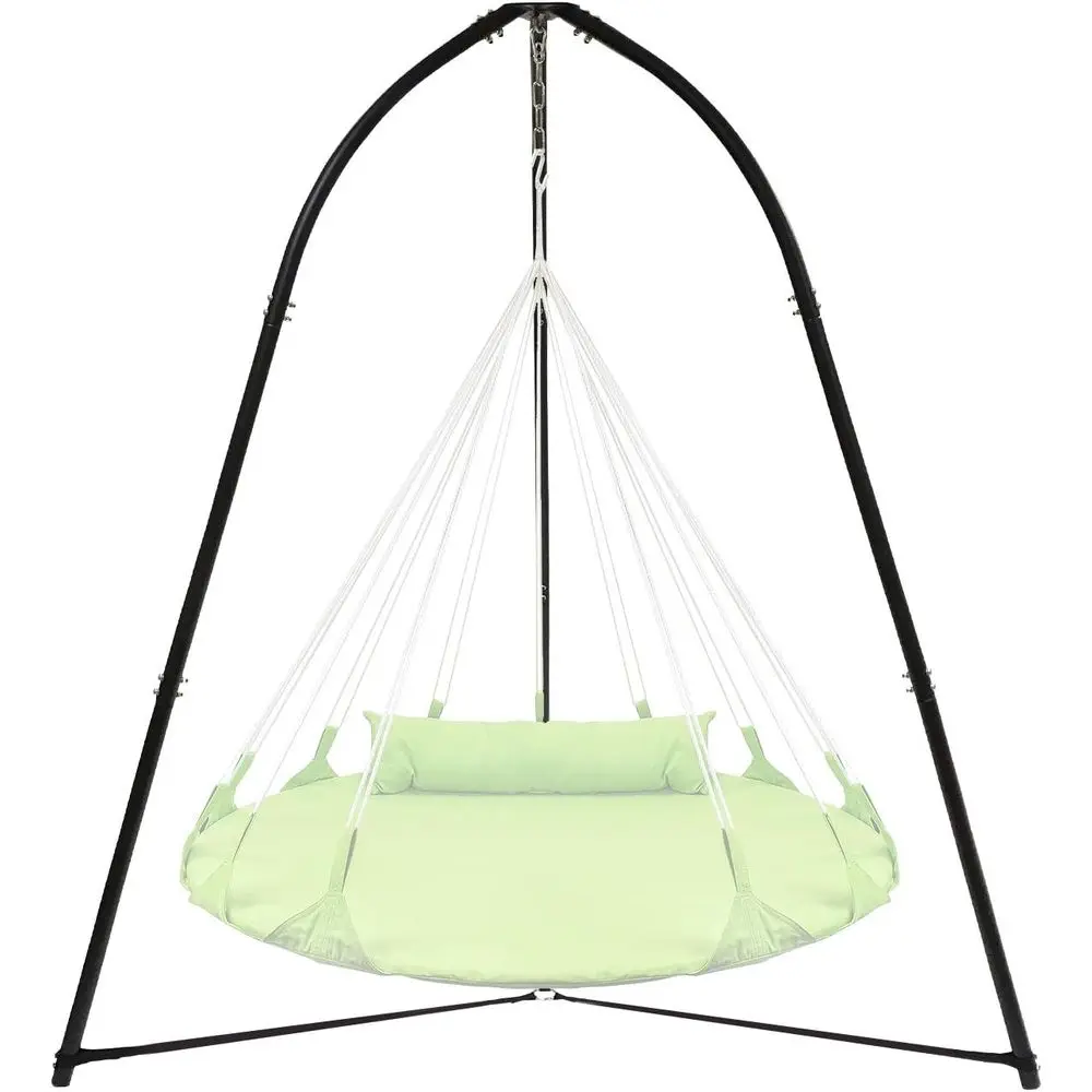 

Прочная стальная подставка для гамака, грузоподъемность 330 фунтов, устойчивая к ржавчине, регулируемая для использования в помещении или на улице