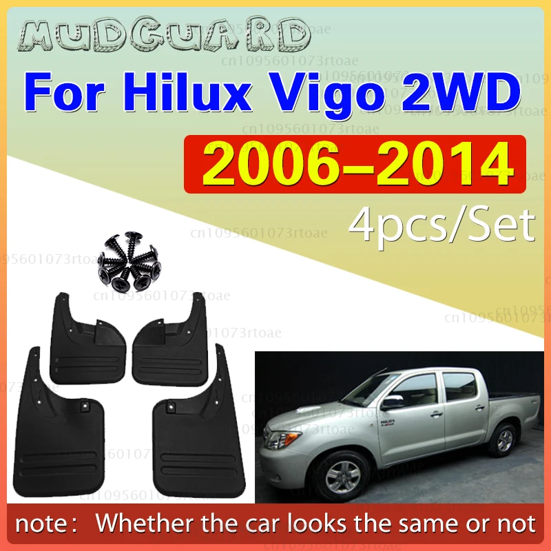 

4Pcs Mud Flaps Splash Guards For Toyota Hilux Vigo 2005-2014 Front and Rear Mudguards Mudflaps Fender Accessories