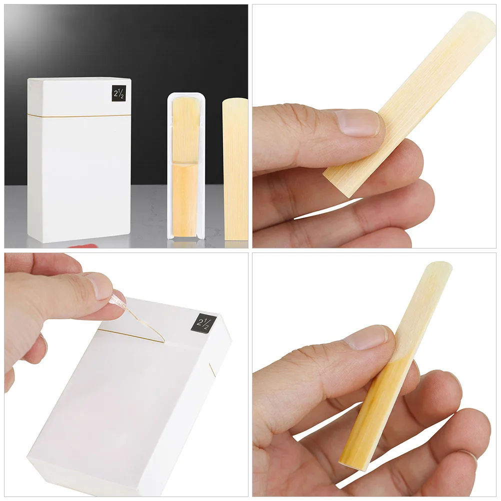 

10pcs Clarinet Reeds 2.5 Premium Handmade Replacement For Beginner Professional Players Durable Instrument Accessory