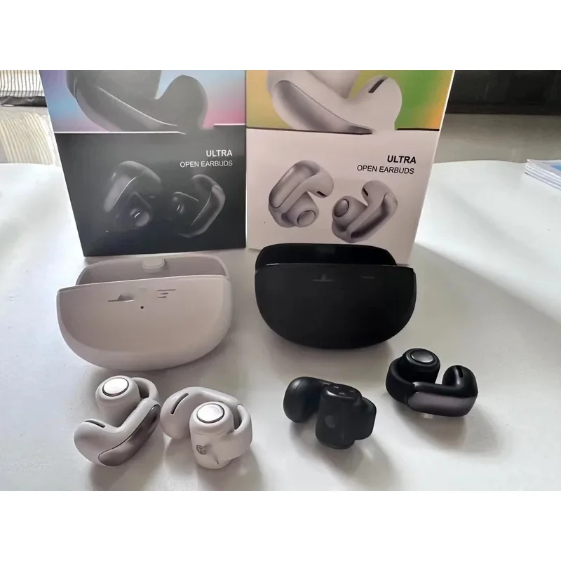 

New Ultra Open Clip on Sport Wireless Bluetooth Earphones V12 Noise Reduction TWS5.4 Call Music