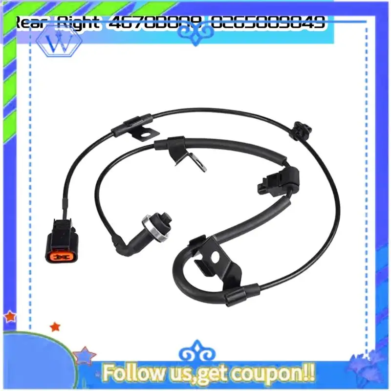 M46K-Sensore di velocità della ruota ABS posteriore destro 4670B008 0265009849 per Mitsubishi Pajero Montero Sport Strada Triton L200 2.4L Par di ricambio