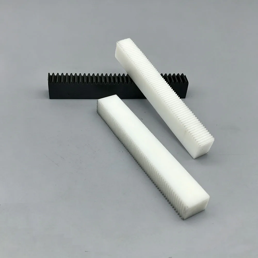 1M POM Plastic Rack Gear Drive Width 8mm Height 10mm Length 10cm Power Transmission Pinion Parts