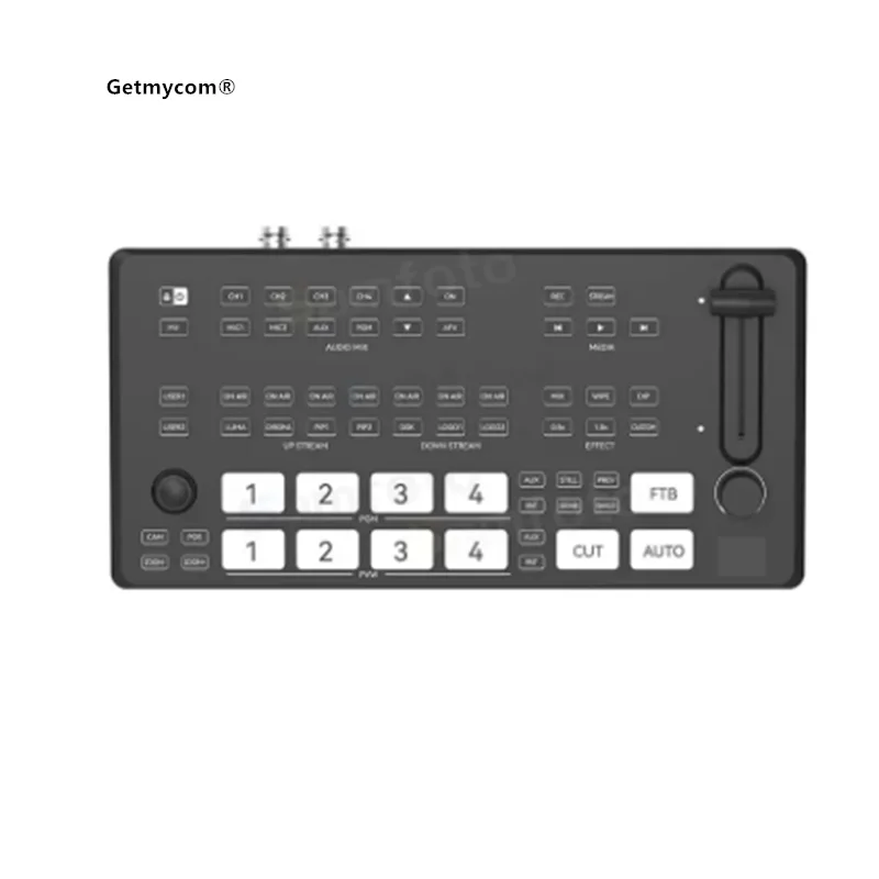 for Stream 1 SH 1S Video Switcher 5 Channel Muti Solution Video Deck Switch Controller Switchboard for Streaming Brodcast