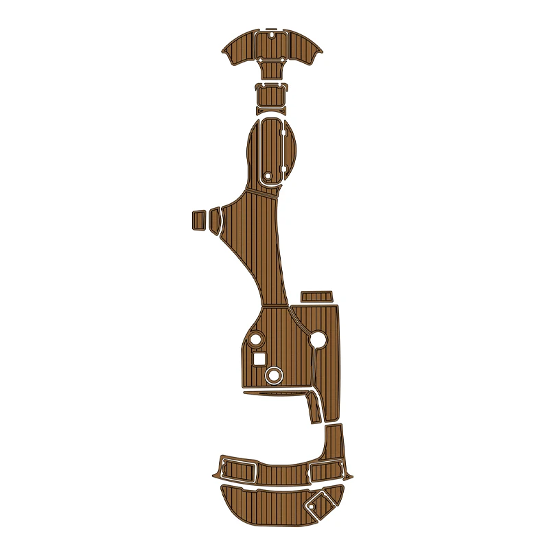 

Самоклеящаяся подушечка из пенопласта Eva для 2002 года Chaparral Sunesta 232, коврик для платформы для плавания в кабине, пенопласт EVA, напольное покрытие из тикового дерева