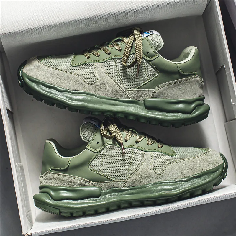 

Men's Running Shoes Outdoor Sports Shoes Men's Sports Running Shoes Height Increase Breathable Soles Lightweight Men's Training