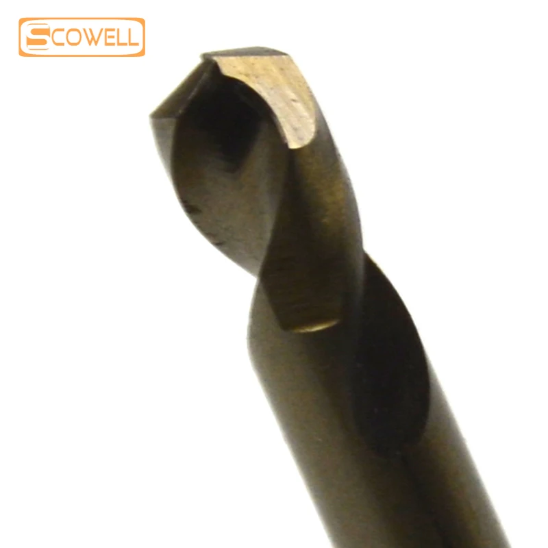 SCOWELL-40% 할인 10 팩 HCO M35 더블 엔드 트위스트 드릴 비트, 코발트 홀 드릴링 나선형 드릴 비트 3mm ~ 5mm 금속 가공