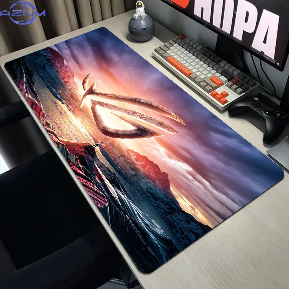 AS-US large mousepad 90x40 cm XL overlock office computer desk pads, hot selling laptop keyboard mats non-slip rubber mouse pad
