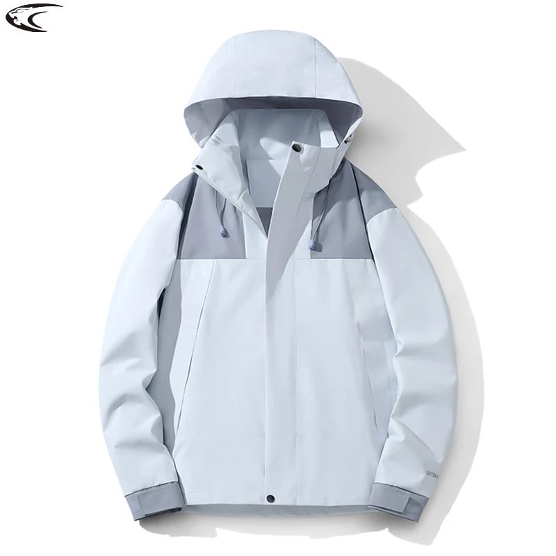 LNGXO-chaquetas impermeables para hombre y mujer, cortavientos Unisex para senderismo, escalada, Camping, Trekking, abrigo de lluvia a prueba de