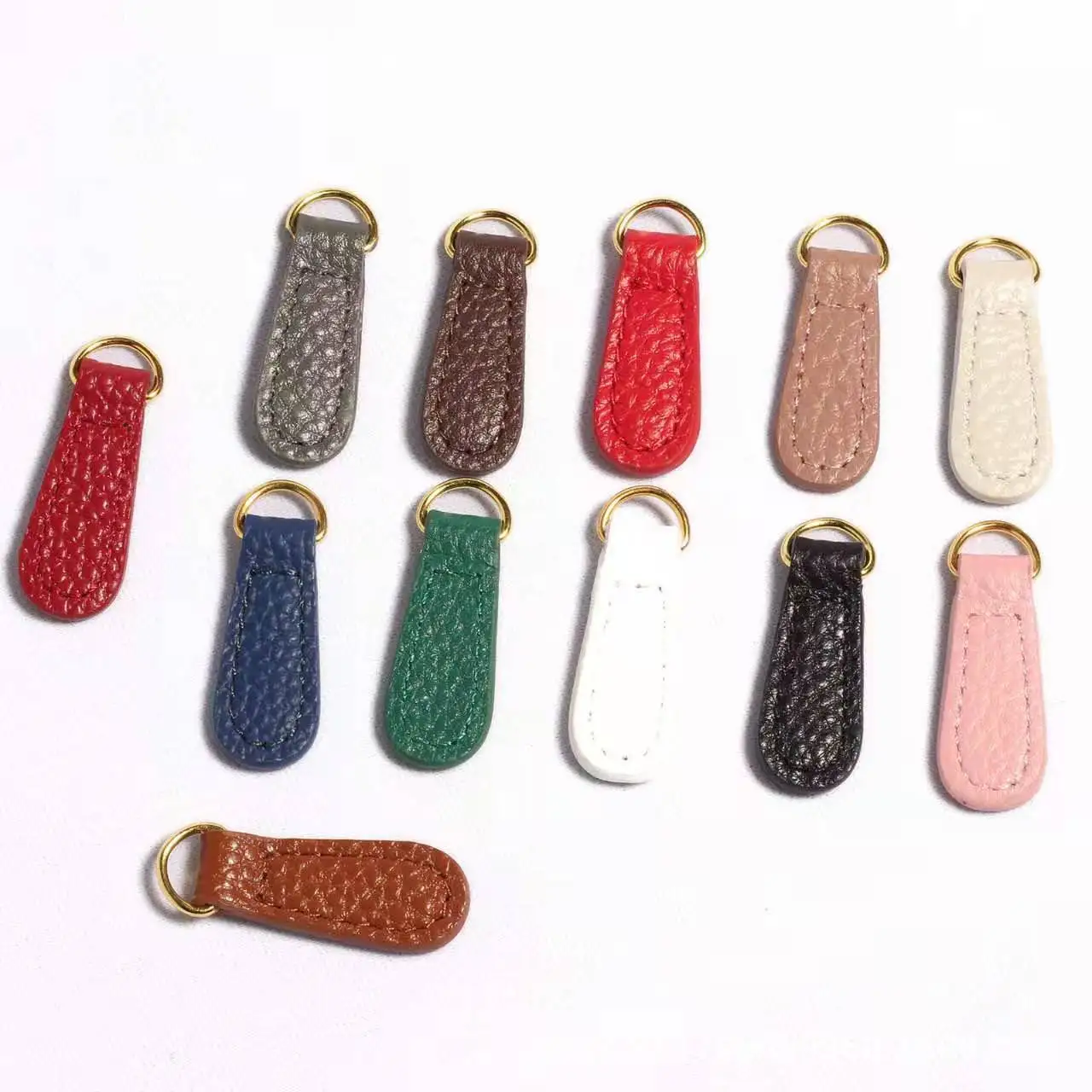 2 Pcs 4cm Zipper Puller Instant Zipper Slider Repair Replacement For Bag Suitcase Zipper Head Leather DIY Sewing Craft