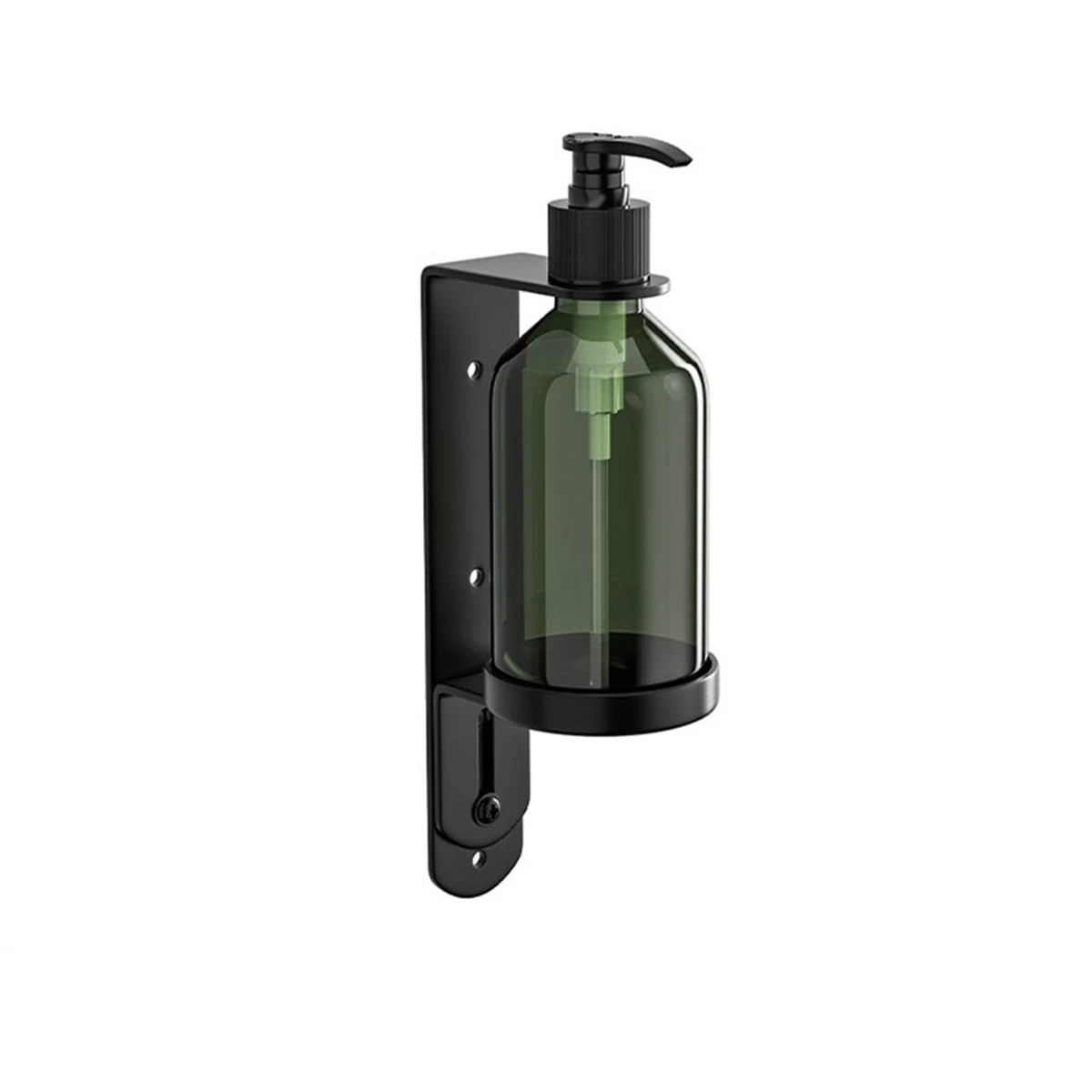 Wall Mounted Soap Dispenser Manual Liquid Soap Dispenser Pump Bottle With Holder For Shampoo Shower Gel Bathroom Supplies