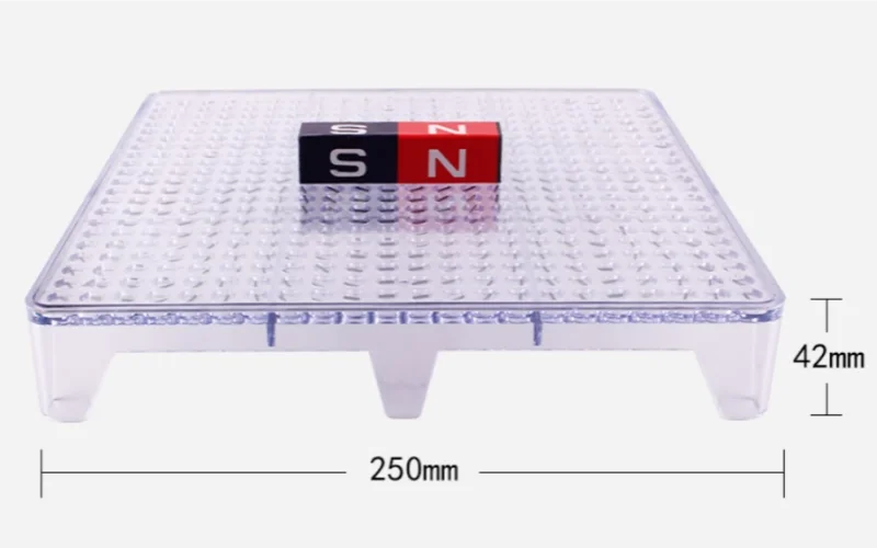 Magnetic induction line demonstration board Electromagnetic field physics experimental equipment not include magnets
