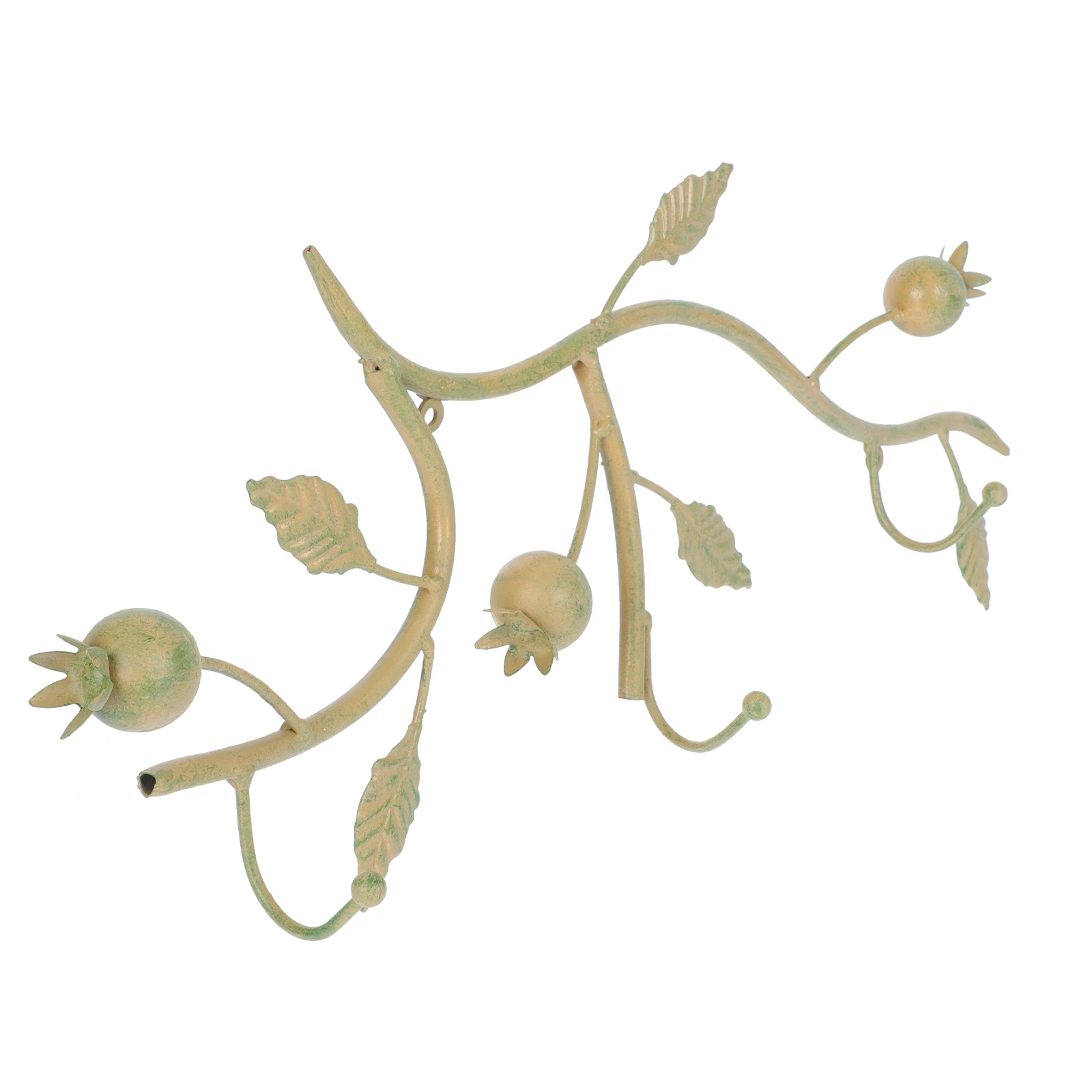 

1 шт., деревенский железный крючок с листьями дерева, настенная металлическая вешалка для полотенец, идеально подходящая для домашней кухни, ванной комнаты, хранения