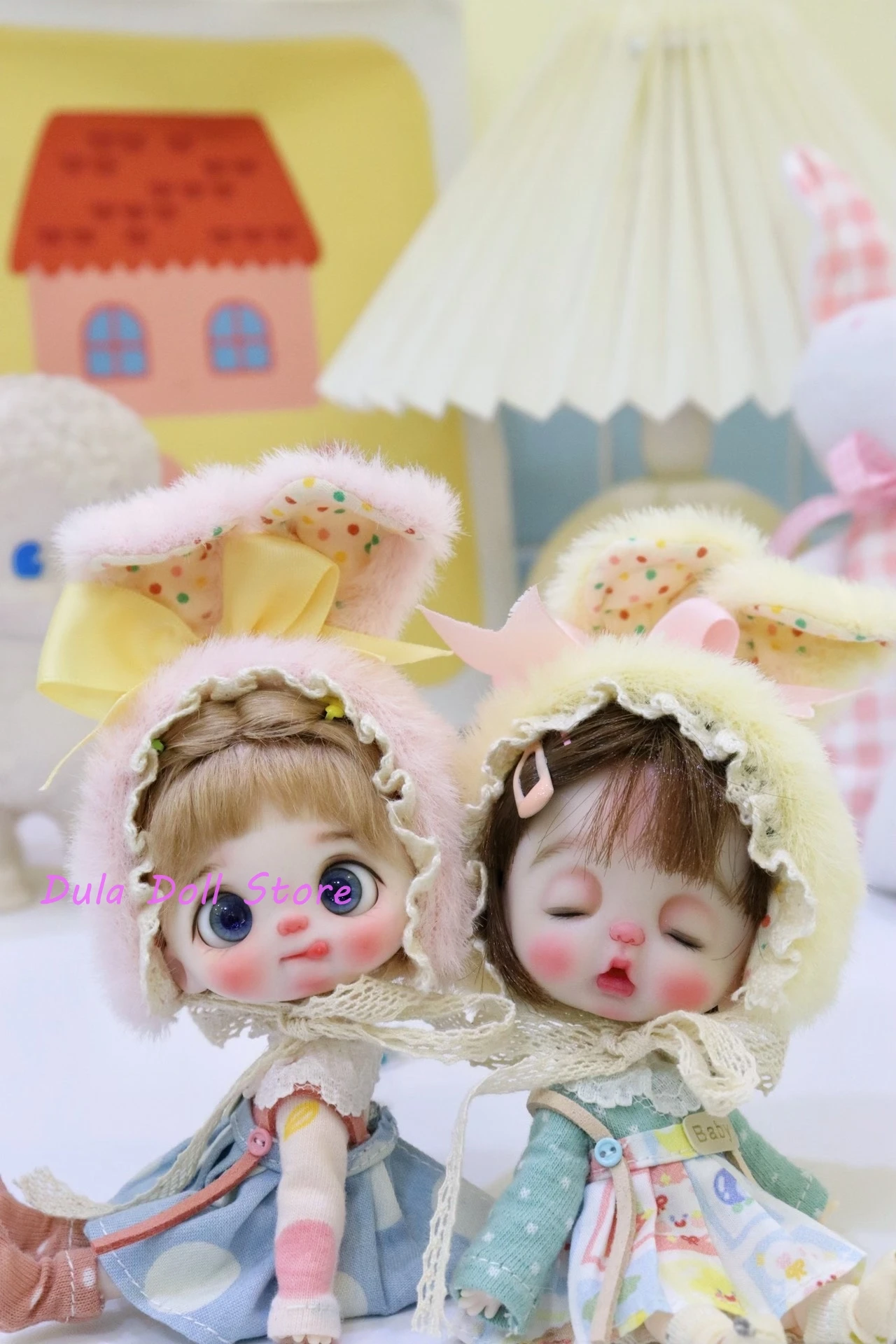 

Dula Doll Clothes Dress rabbit set Ob11 gsc Doll Accessories