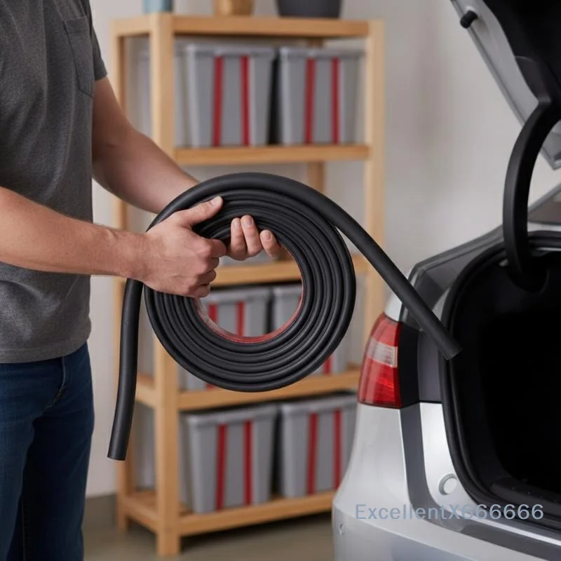 Self Adhesive Auto Rubber Seal Strip Soundproof Waterproof Dustproof Weather Resistant for Car Home Renovation Use