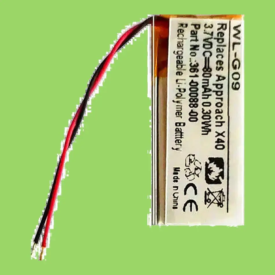 

80 мАч аккумулятор для часов Garmin Vivosmart HR HR+ Approach X40 361-00088-00 безопасный аккумулятор
