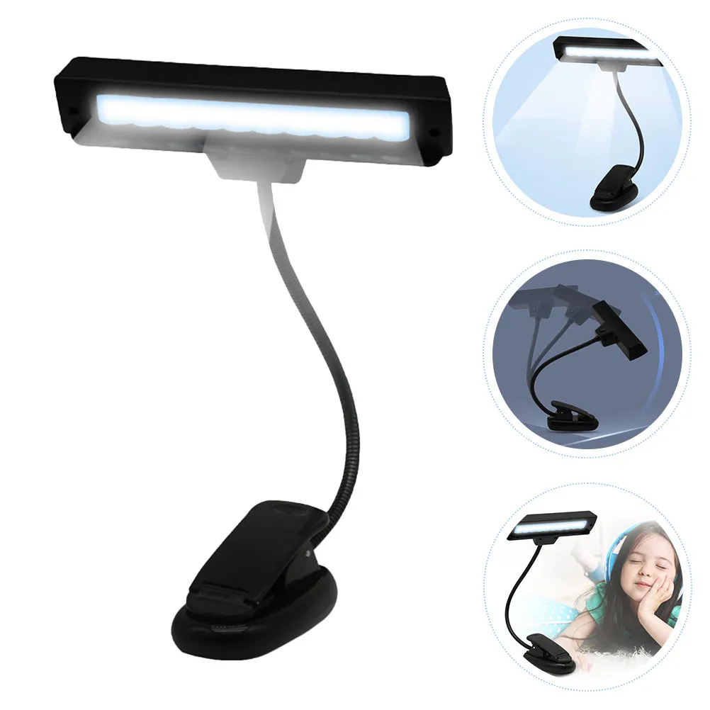 Creative Music Score Light LED USB Charging Clip Desk Lamp Adjustable Eye Protection Reading Light Portable Foldable Music Stand
