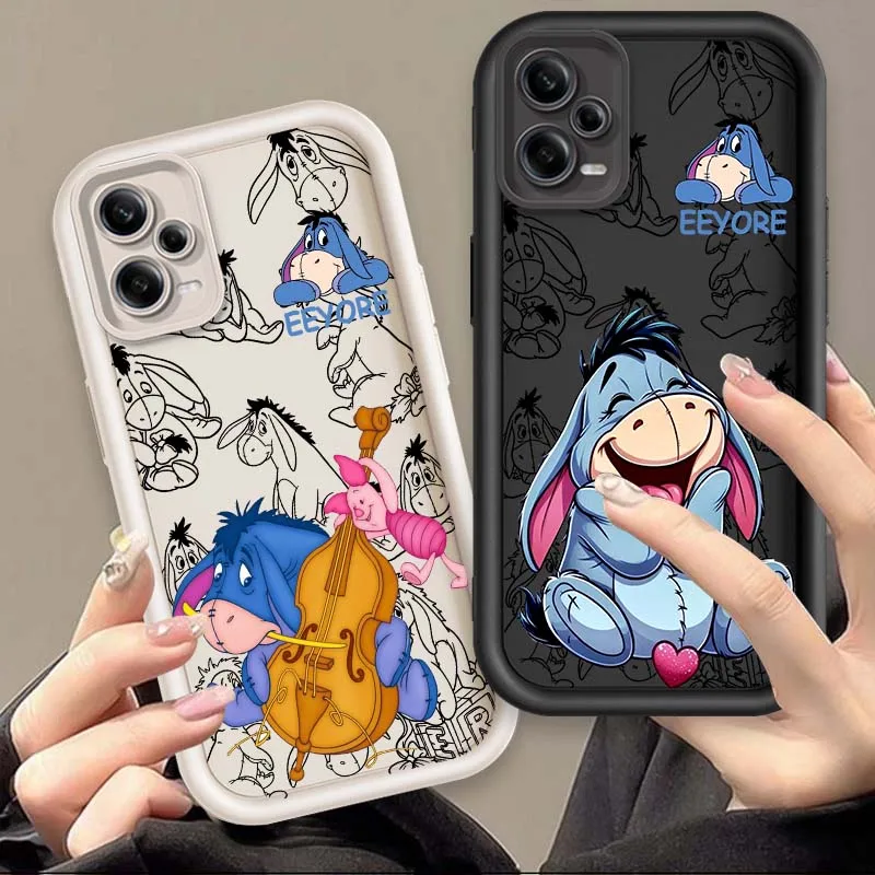 

Disney Eeyore Cute For Xiaomi Redmi Note 14 13 13R 12 12R 11 11E 11T 11S Pro Plus 5G Eye Ladder Cover