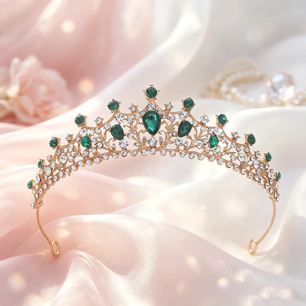 1 szt. Modna korona z kryształ – Queen Accessories recenzja i cena