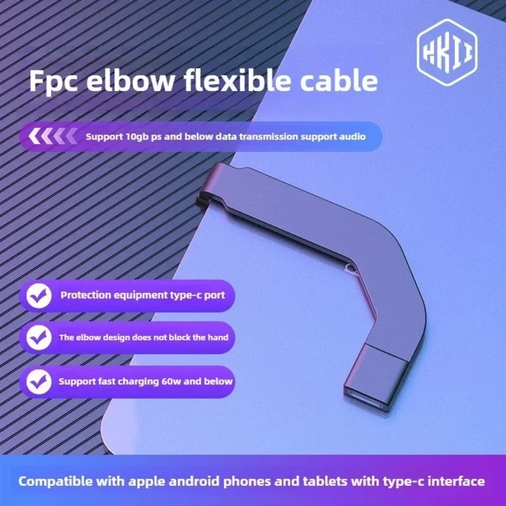 Universeller Typ-C-Stecker-Konverter, Ladeanschluss-Adapter, schnelles Laden, Typ-C-Kabel, kompatibles Ladekabel für iPhone Xiaomi