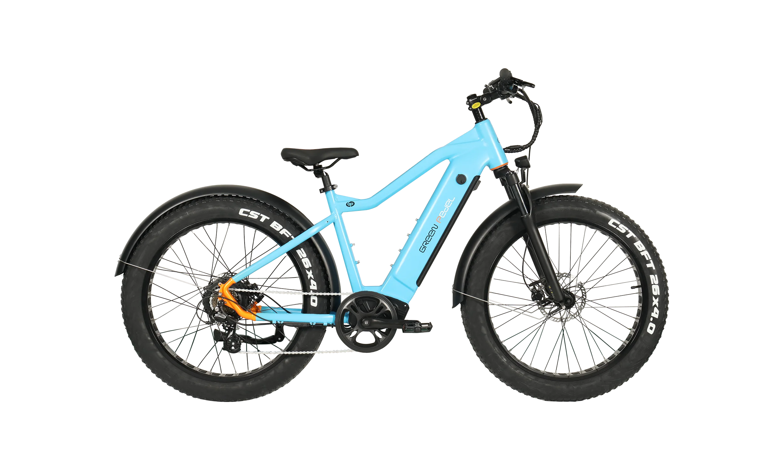 Greenpedel 48v 750w fat tire ebike solution electric bicycle frame system