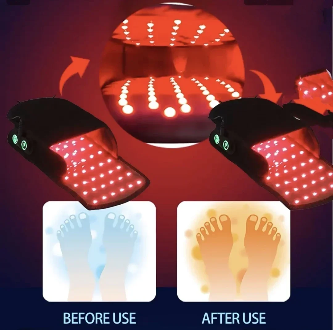 

Rechargeable Red Light Therapy for Feet Therapy Device at Home 650nm & 808nm with PulseTreat Inflammation It chiness