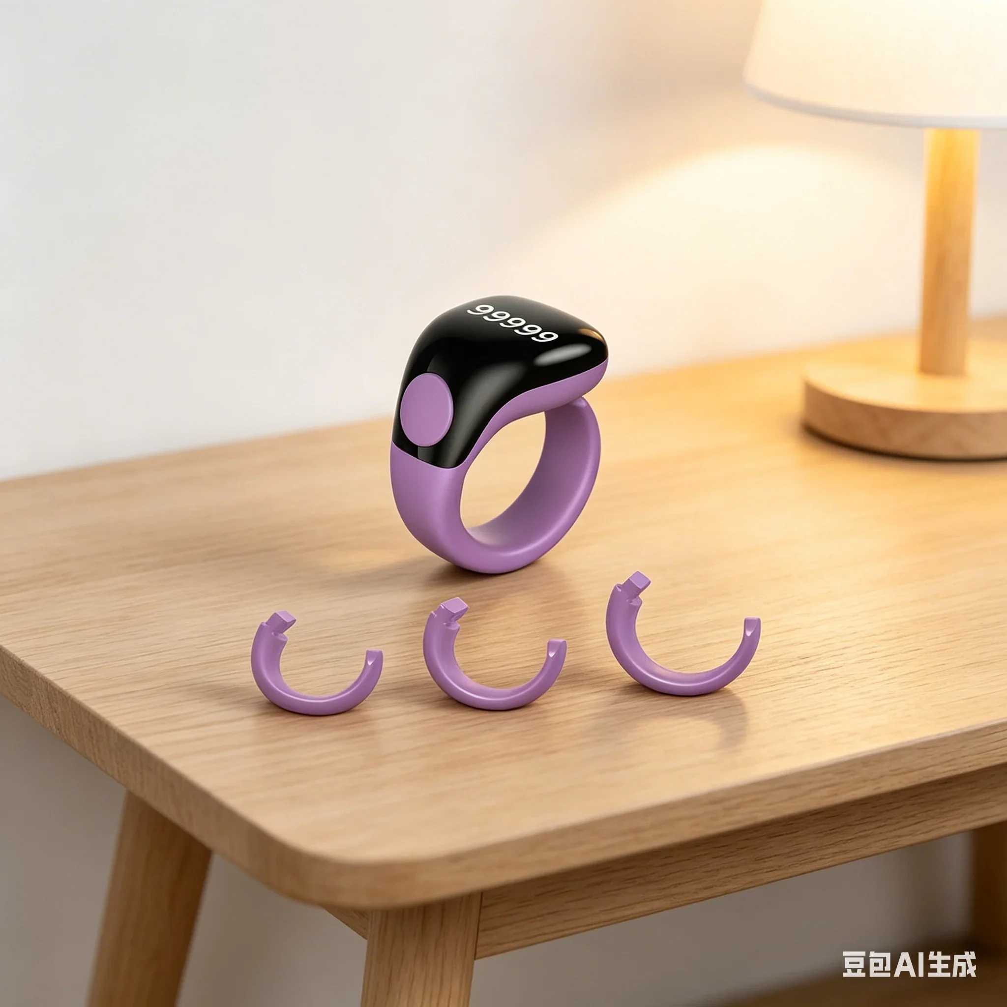 

For Zikr Ring Smart Tasbih Tally Counter With Magnetic Charging Waterproof Digital Ring Prayer Counter Electronic Finger-Ring