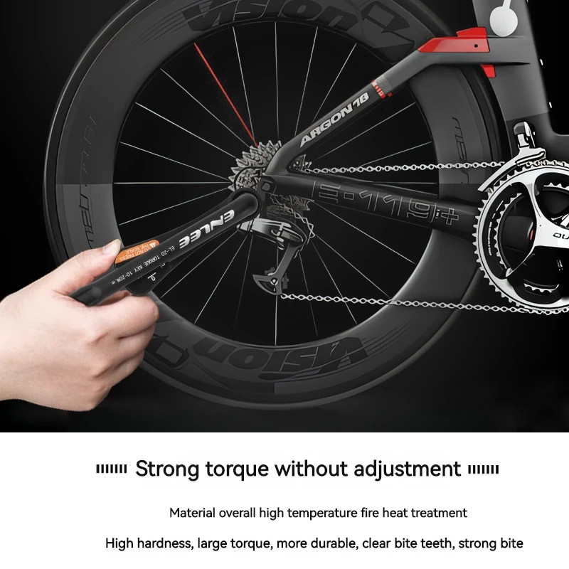 ENLEE Bicycle Portable Torque Wrench Inner Hexagon Set 10-20NM High Precision Torque Tool Set Bicycles Convenient Torque Wrench