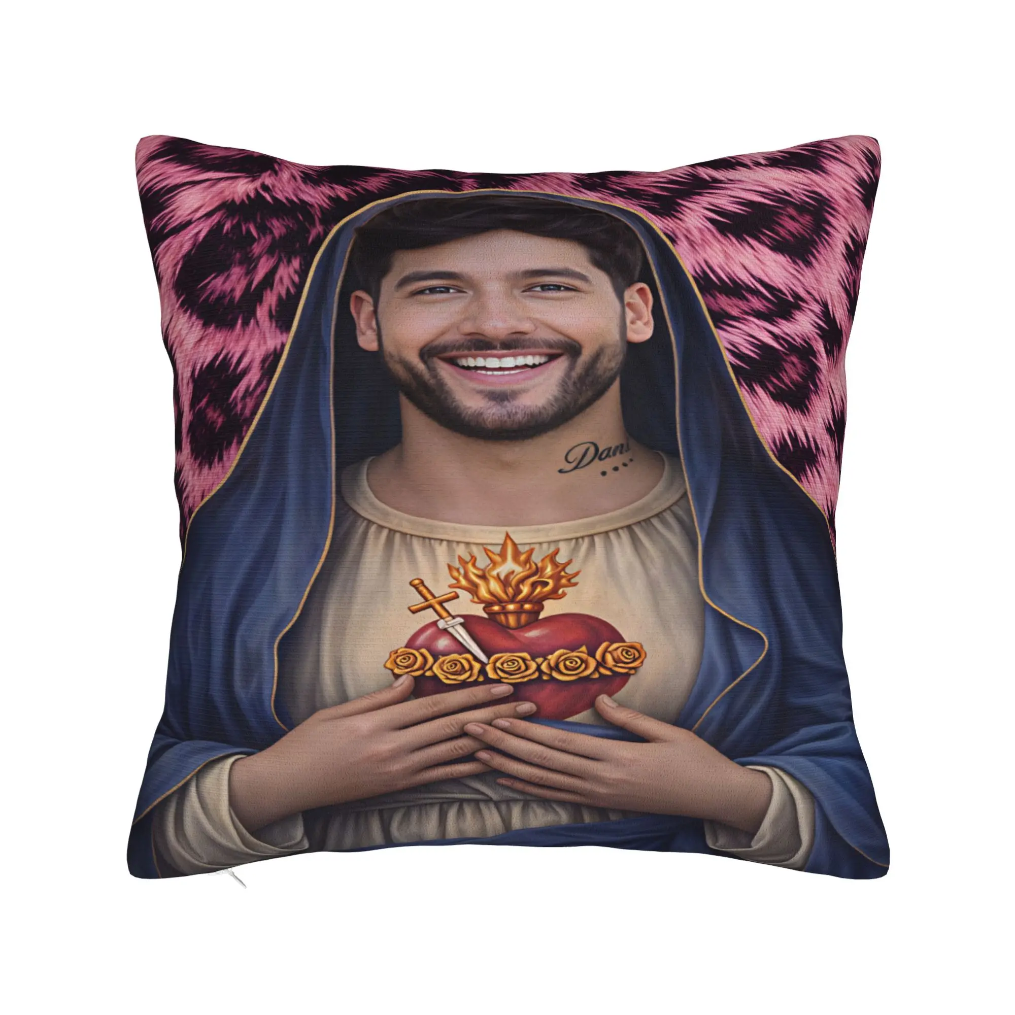 Pillow Case C-Charly Flow Square  Pillow Cover For Office Car Home Decor Retro Trendy Pillowcases