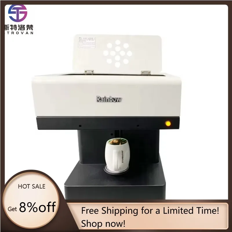 

STLF WJW Flower Coffee Printer Korea Latte Art Printing Machine with Edible Ink for Sale