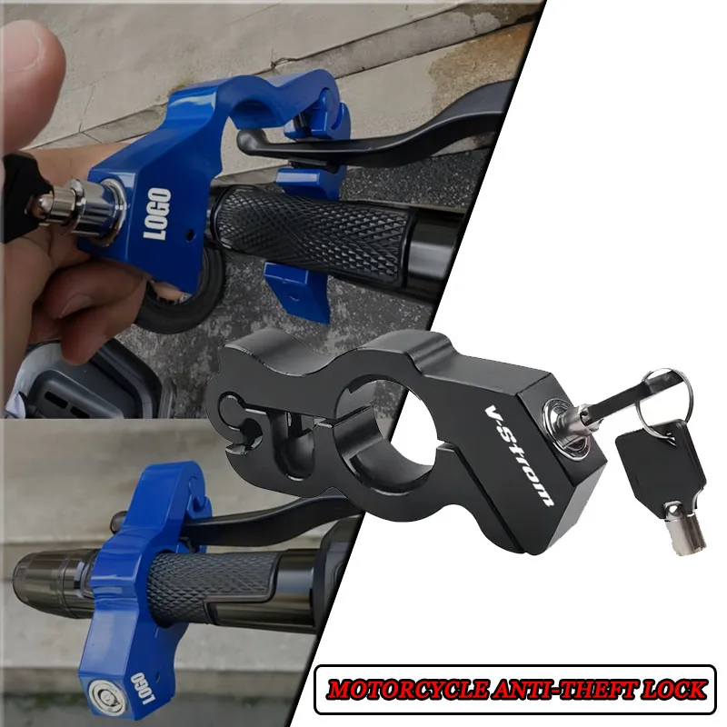 

For SUZUKI DL650 V-Strom DL 650 VStrom DL 1000 DL1000 800DE Motorcycle Handlebar Anti-Theft Lock,Motorcycle Anti-Theft Lock