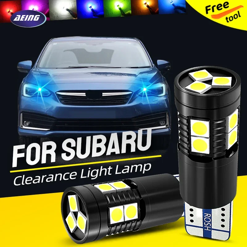 2pcs Car LED Clearance Lights Parking Side Marker Bulbs No Error For Subaru Outback Legacy Impreza Justy Trezia 2012 2013 2014