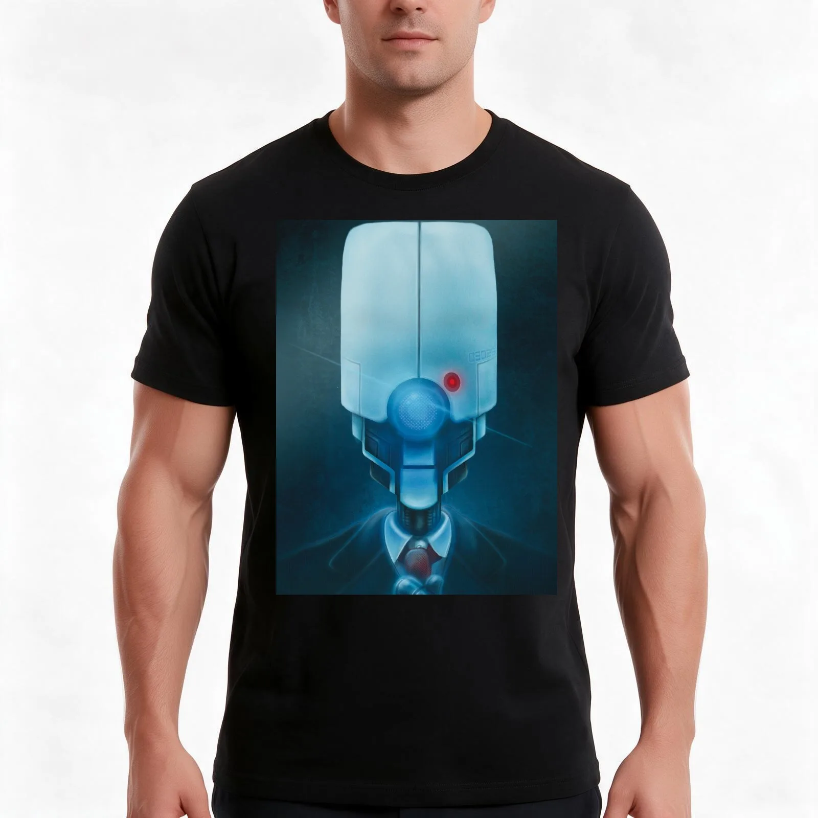 Day 10 of March of Robots 2020: ‘TIME’ (image only version) T-Shirt Summer Casual Cotton Tee Oversized Streetwear Tops