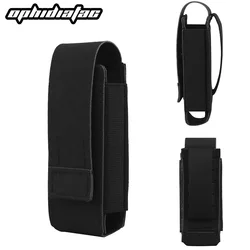 OPHIDIAN-bolsa de pulverización de pimiento Molle para caza, bolsa multiusos elástica de 9mm, soporte para linterna, chaleco de caza, accesorios para cinturón