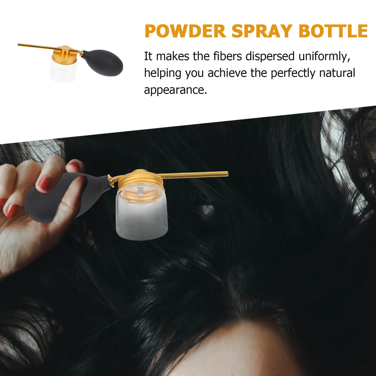 

Hair Building Fibers Spray Bottle Ensures Even Distribution Saves Fiber Usage At Home Or Salon Hair Fiber Powder Container