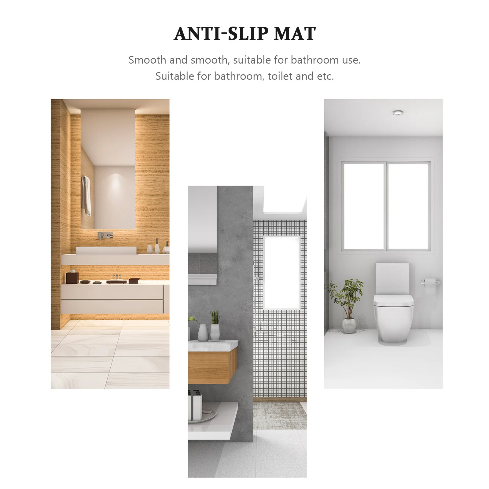 

1 pc Anti-Slip Mat Bathroom Floor Pad Rubber Massage Mat For Shower Bathtub Non-Skid Waterproof Doormat Portable Entrance Carpet