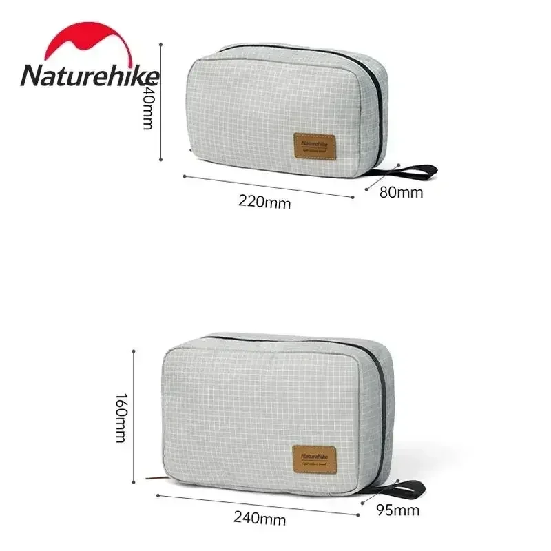 Naturehike SN03 Travel Toiletry Bag 2024 New Outdoor Business Trip Travel Storage Bag Dry Wet Separation Cosmetic Bag NH20SN010